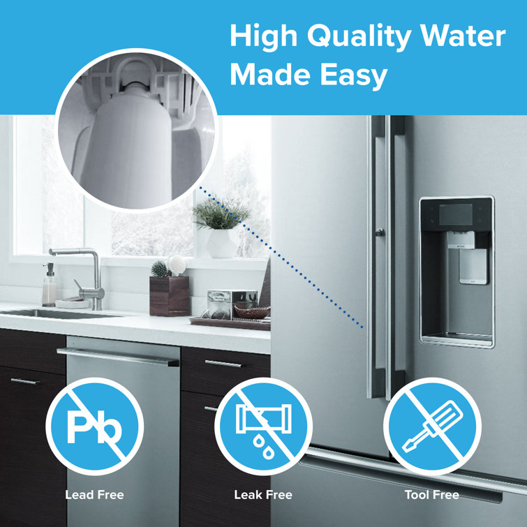 Brio White Carbon Refrigerator Replacement Water Filter