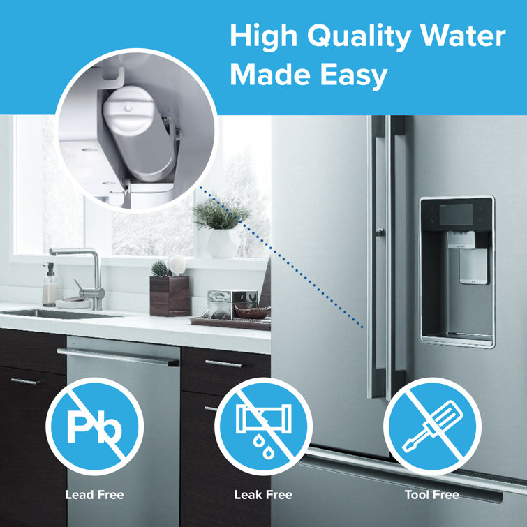 Brio White Refrigerator Water Filter Replacement Cartridge