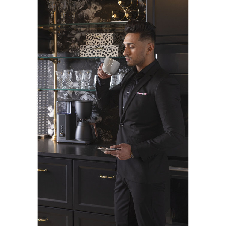 Matte Black 10-Cup Drip Coffee Maker with Thermal Carafe