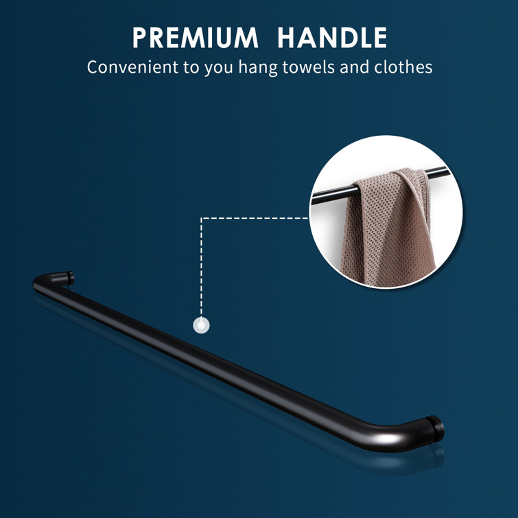 Elegant Black Matte Sliding Bathtub Shower Door with Tempered Glass