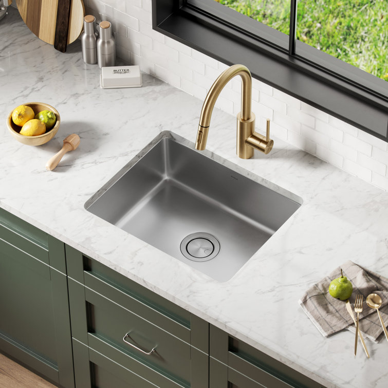 21-Inch Stainless Steel Single Bowl Drop-In Kitchen Sink