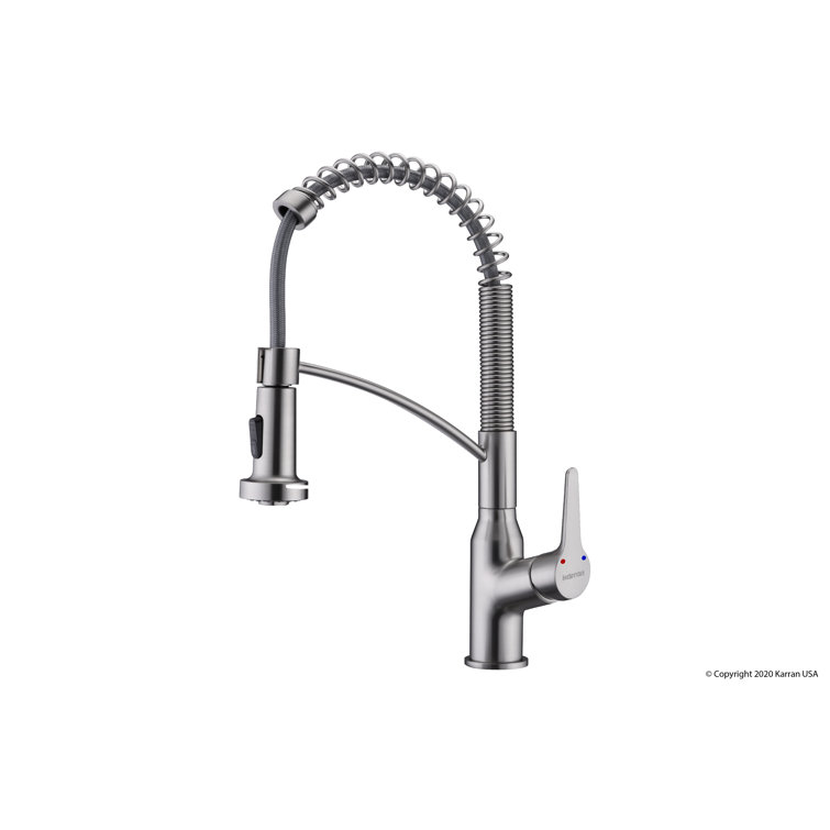White Quartz Double Bowl Farmhouse Kitchen Sink with Stainless Steel Faucet