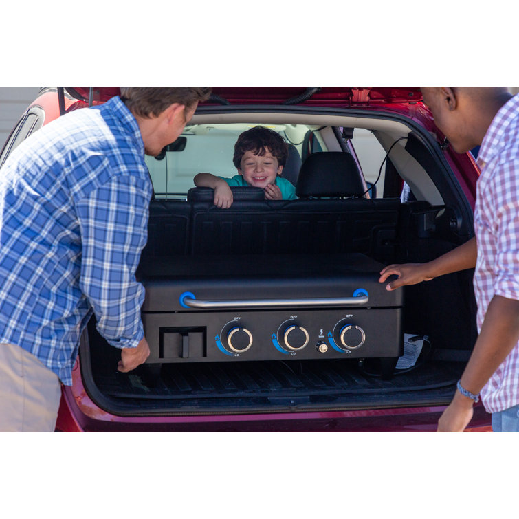 Pit Boss Black 3-Burner Portable Gas Griddle with Ceramic Surface