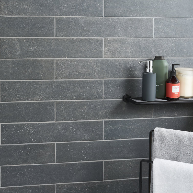 Lannister Matte Gray Porcelain Subway Tile 4" x 19"
