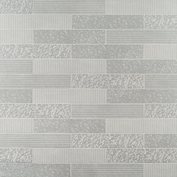 Lannister Matte Gray Porcelain Rectangular Subway Tile