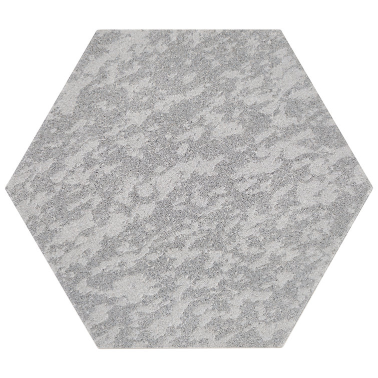 Gray Hexagon Matte Porcelain Wall and Floor Tile