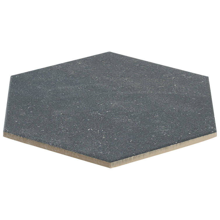 Lannister Matte Gray Hexagonal Porcelain Floor and Wall Tile
