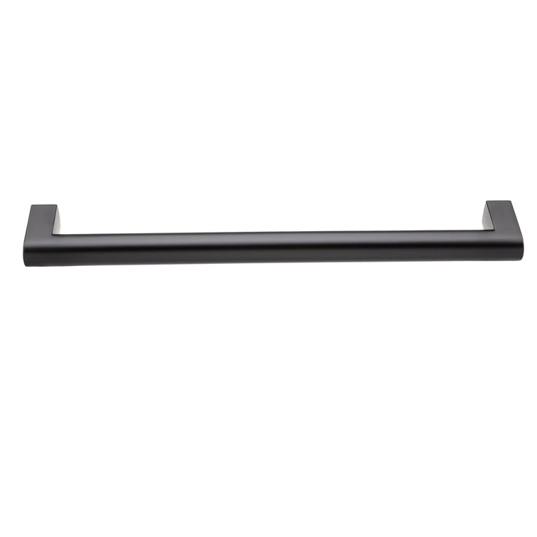 Vail Matte Black 12-Inch Appliance Bar Pull with Mounting Hardware