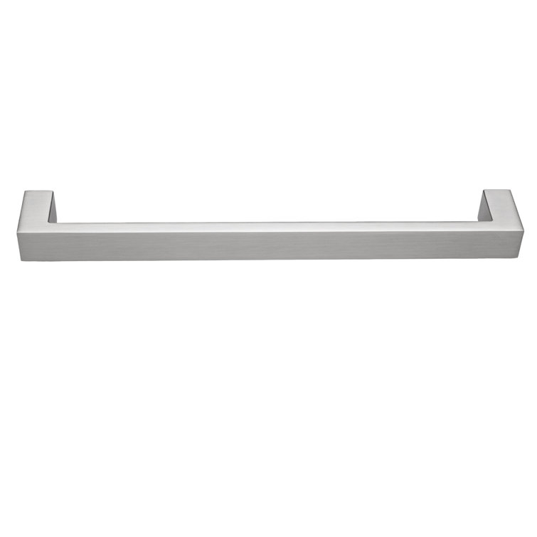 Architectural 12-inch Satin Nickel Rectangular Appliance Bar Pull