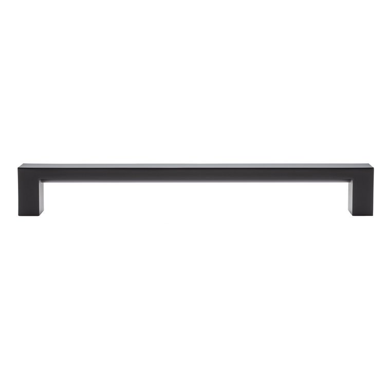 Architectural 12" Matte Black Nickel Rectangular Appliance Pull