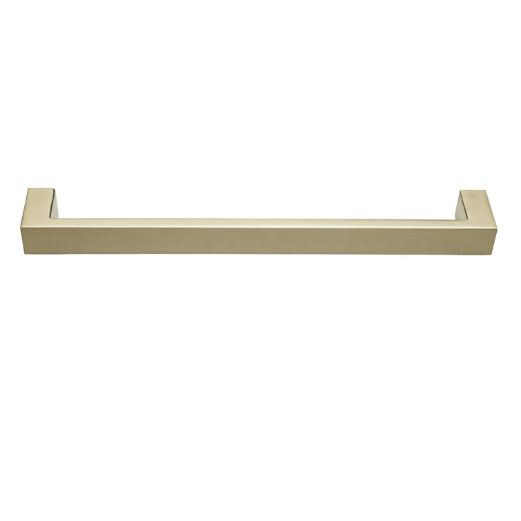Architectural Satin Brass 12" Appliance Bar Pull with Mounting Hardware