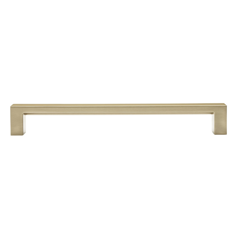 Architectural Satin Brass 12" Appliance Bar Pull with Mounting Hardware