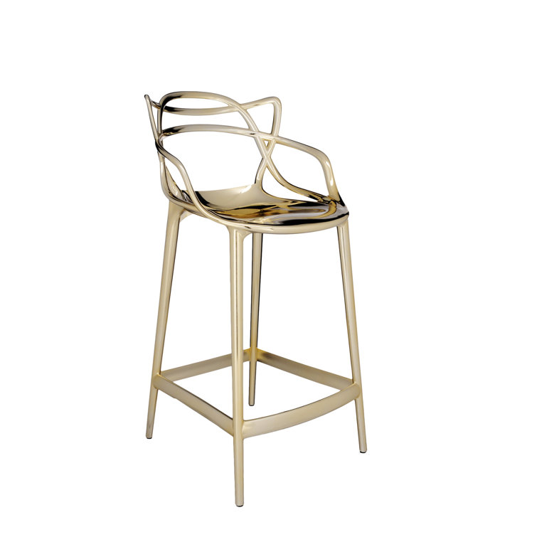 Philippe Starck Metallic Gold Masters Bar Stool