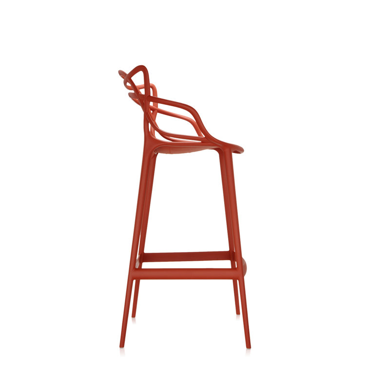 Starck & Quitllet Rusty Orange Acrylic Masters Bar Stool