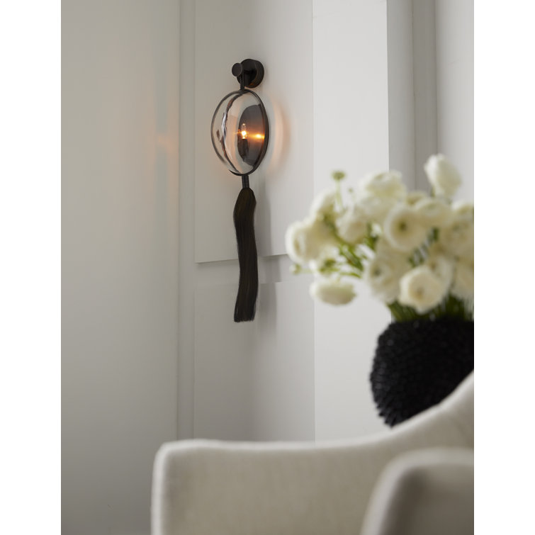 Aramis Bronze Direct Wired Electric Wall Sconce