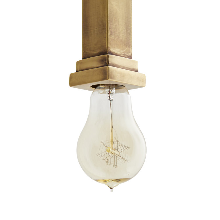 Antique Brass 41.5" Direct Wired Electric Sconce