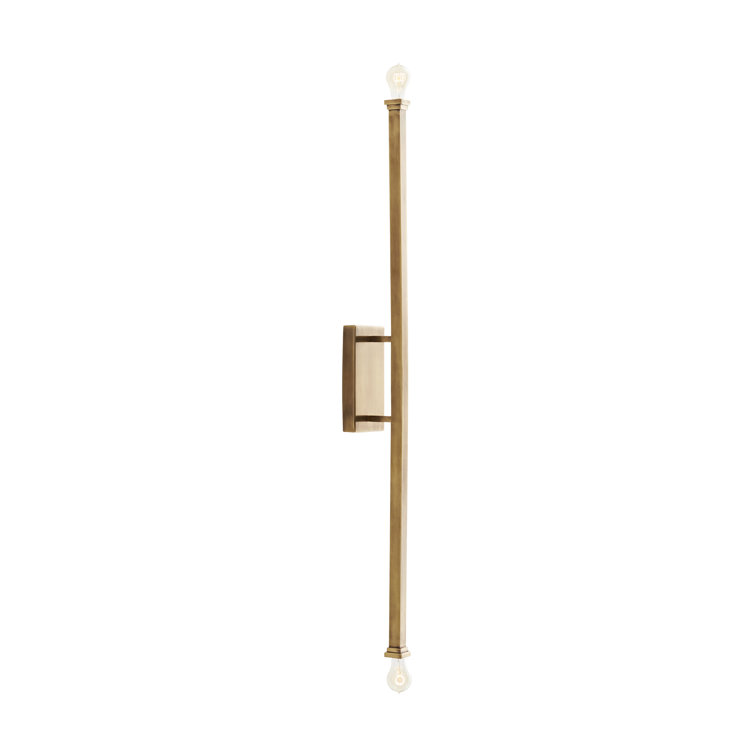 Antique Brass 41.5" Direct Wired Electric Sconce