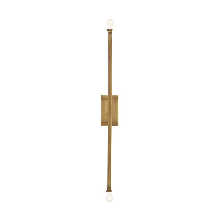 Antique Brass 41.5" Direct Wired Electric Sconce