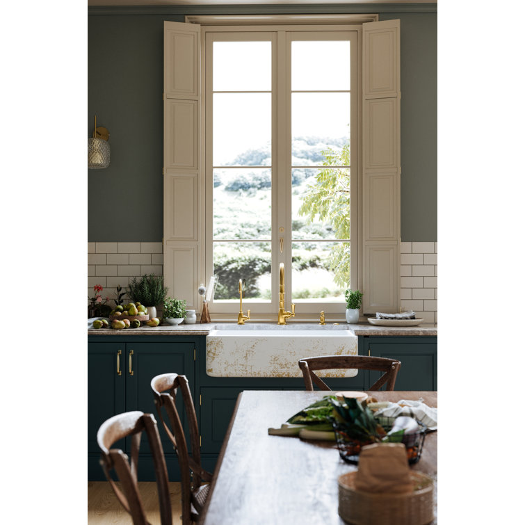 Polished Nickel Traditional Pull-Down Kitchen Faucet