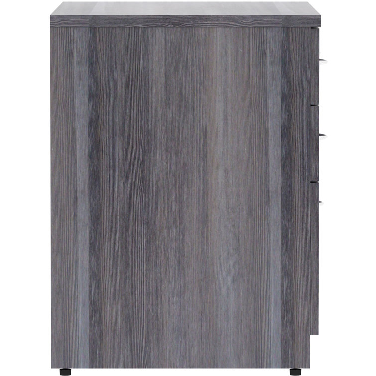 Weathered Charcoal 4-Drawer Lockable Lateral Legal File Cabinet