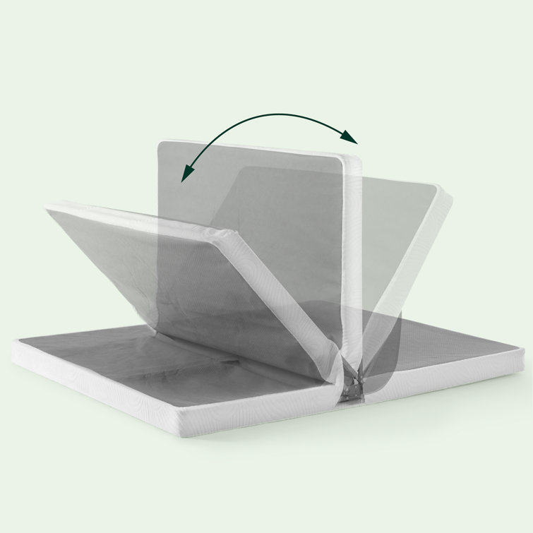 Queen Low Profile Folding Metal Box Spring with Polyester Cover