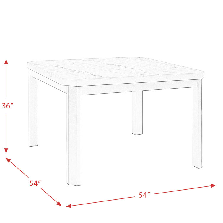 Gray Marble Top Trestle Dining Set with Blue Upholstered Chairs