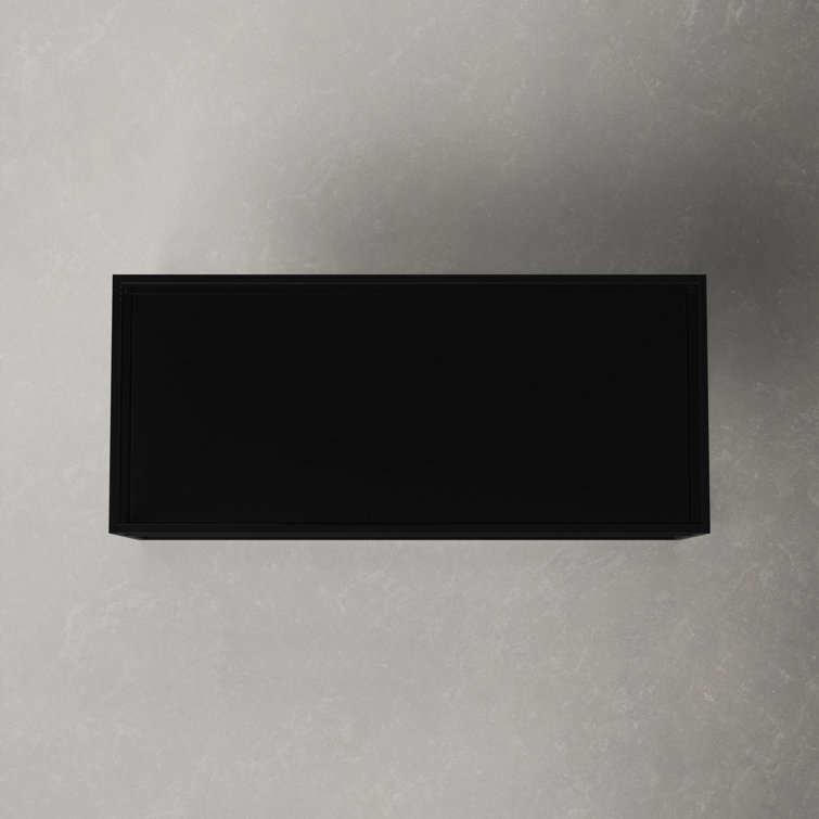 Ada 46'' Rectangular Blackened Bronze Metal & Glass Coffee Table