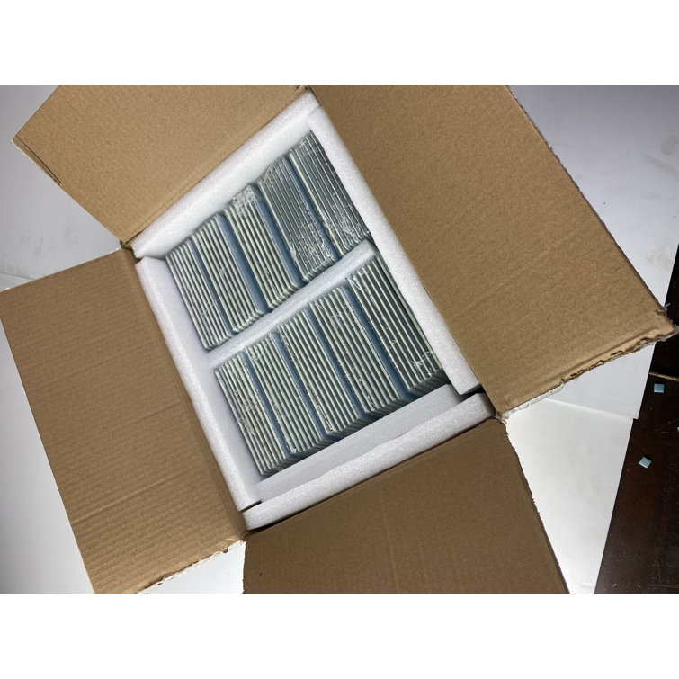 Frosted Diamond Beveled 6x8 Glass Subway Wall Tile
