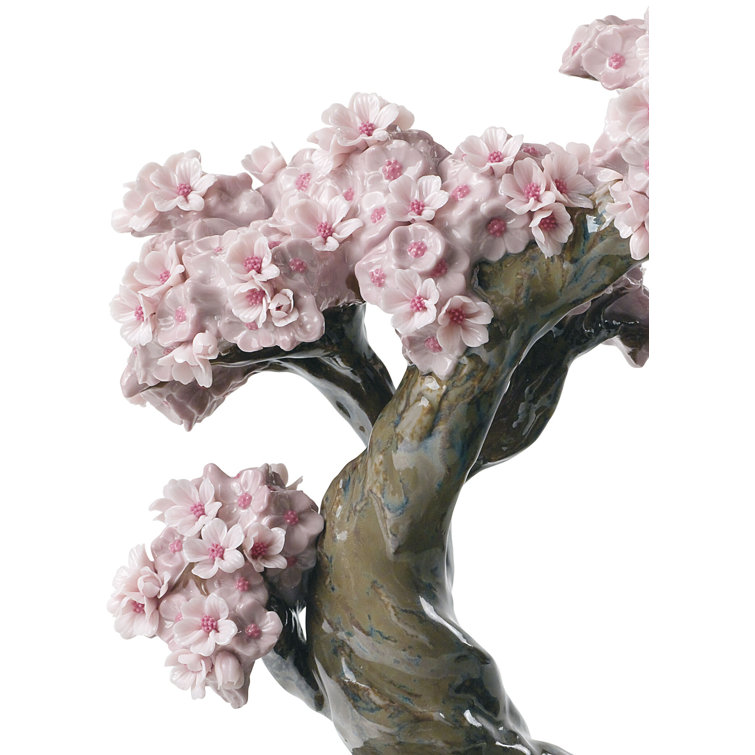 Spring Blossoming Tree Porcelain Sculpture