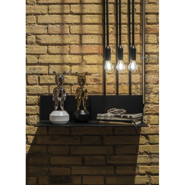 Gold and Black Porcelain Guest Figurine