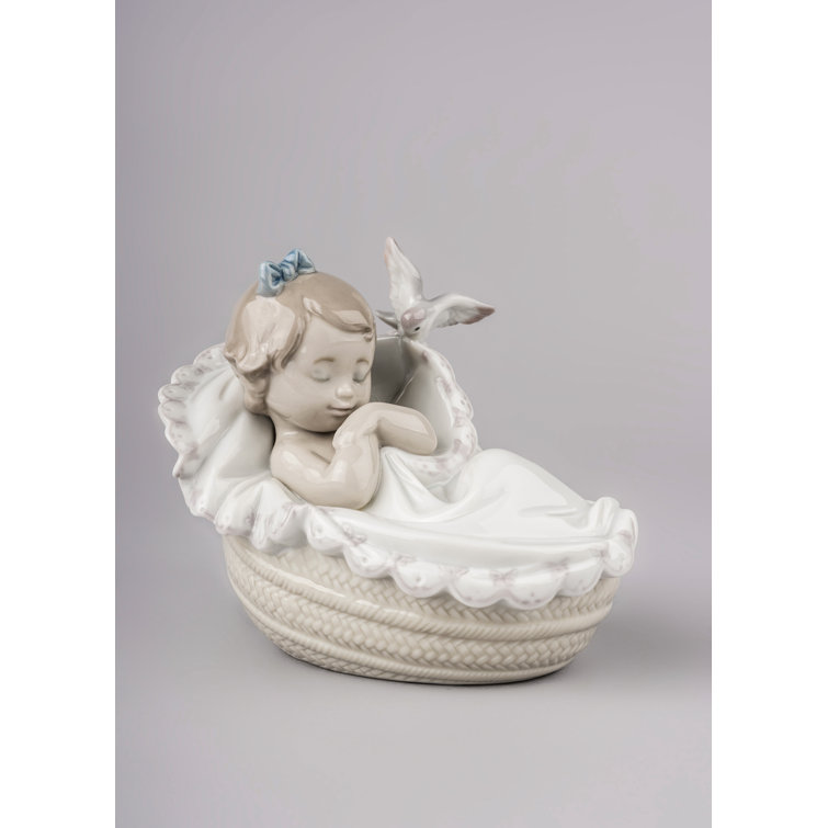 Comforting Dreams Handcrafted Porcelain Baby Girl Figurine
