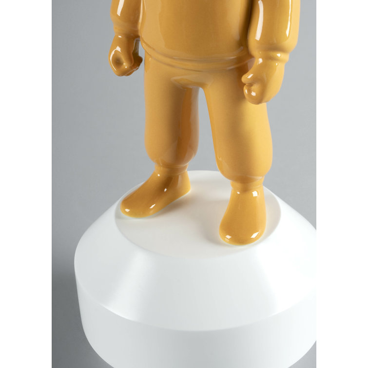Valencia Artisan Orange & White Porcelain Guest Figurine