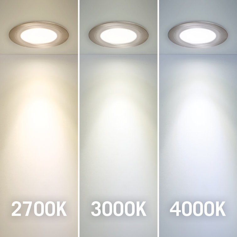Matte Black 3000K Soft White LED Puck Light