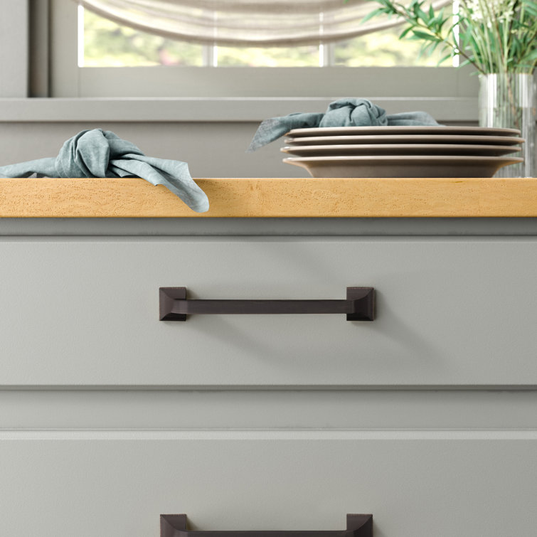 Vintage Bronze Modern Farmhouse Cabinet Drawer Pulls, 5-1/16 Inch