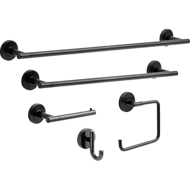 Venetian Bronze 30-inch Stainless Steel Wall Mount Towel Bar