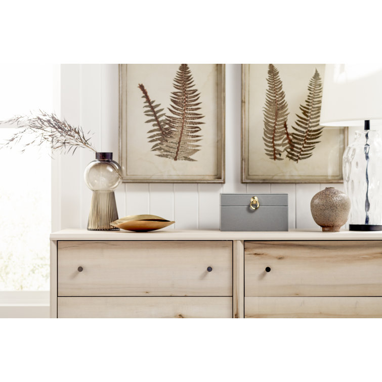 Pacific Maple 6-Drawer Double Horizontal Dresser