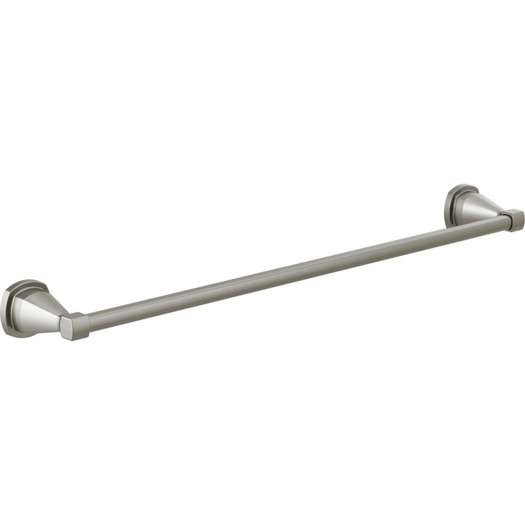 Modern Stainless Steel Wall Mounted 24-inch Single Towel Bar