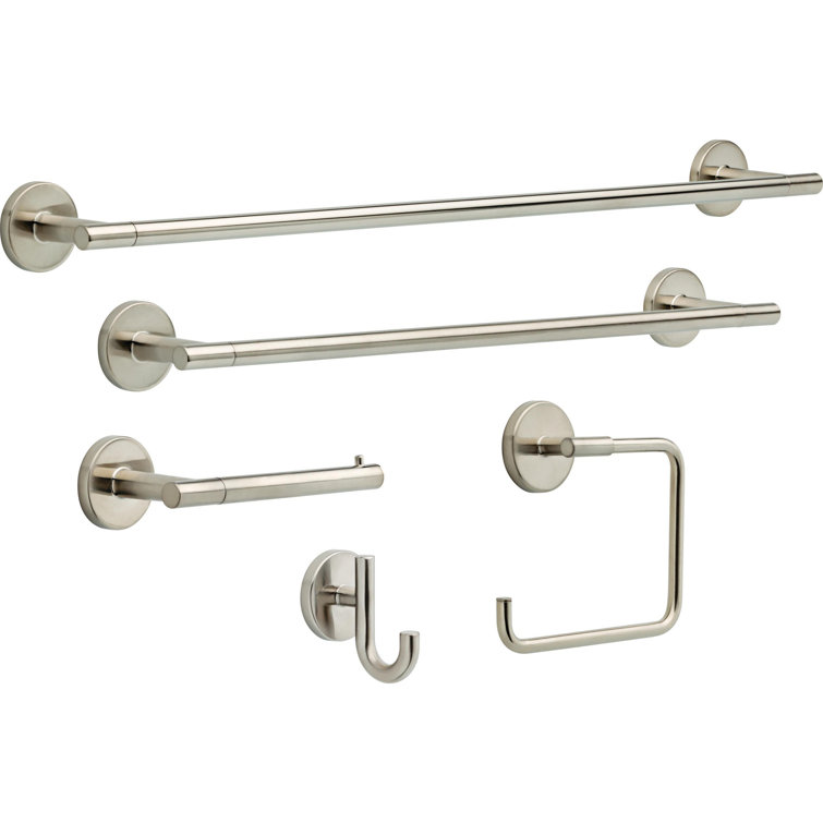 Stainless Steel 24'' Wall Mounted Modern Towel Bar