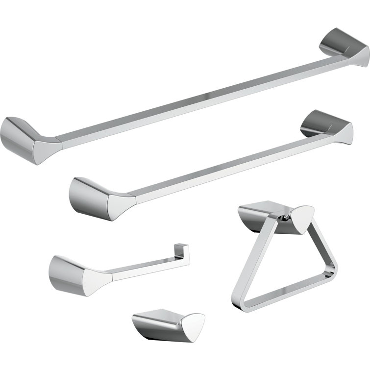 Modern Chrome Wall Mounted Stainless Steel Towel Bar