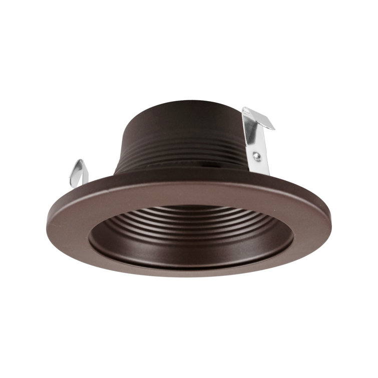 4-Inch Oil-Rubbed Bronze Recessed Baffle Trim