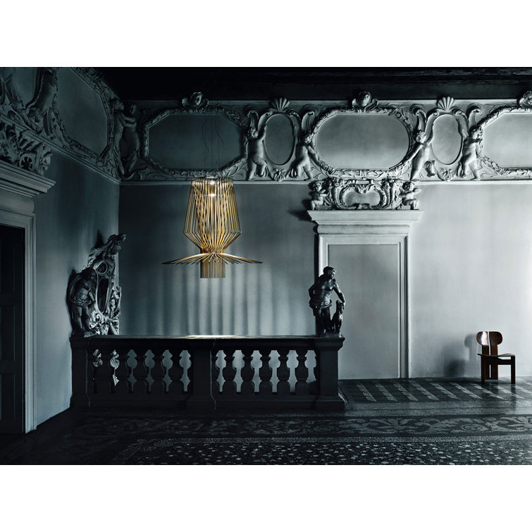 Allegro Assai Gold Aluminum LED Pendant Light