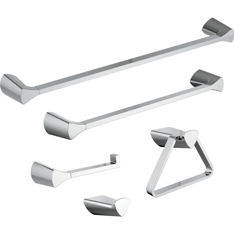 Modern Chrome Wall Mounted Stainless Steel Towel Bar
