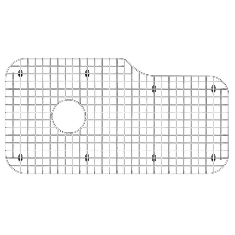 Stainless Steel Elevated Sink Grid with Rubber Feet