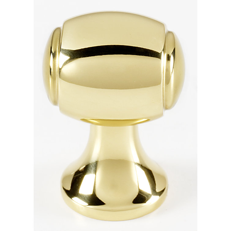 Polished Brass Mid-Century Modern Cabinet Knob