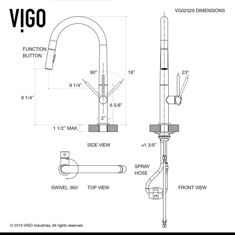 Matte Black Brass Pull-Down Kitchen Faucet with Soap Dispenser