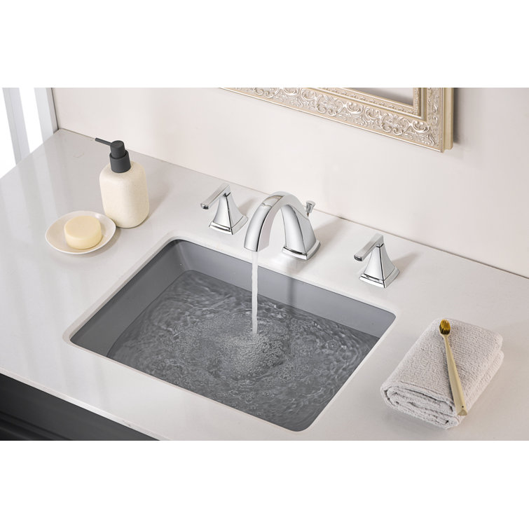 Lotto Chrome Polished Widespread 2-Handle Bathroom Faucet