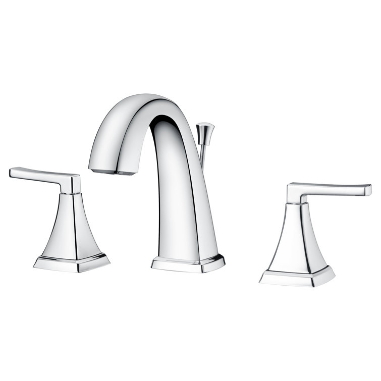 Lotto Chrome Polished Widespread 2-Handle Bathroom Faucet