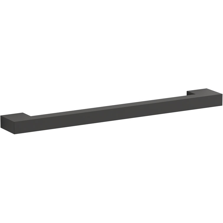 Lodern 11-Inch Matte Black Rectangular Drawer Pull