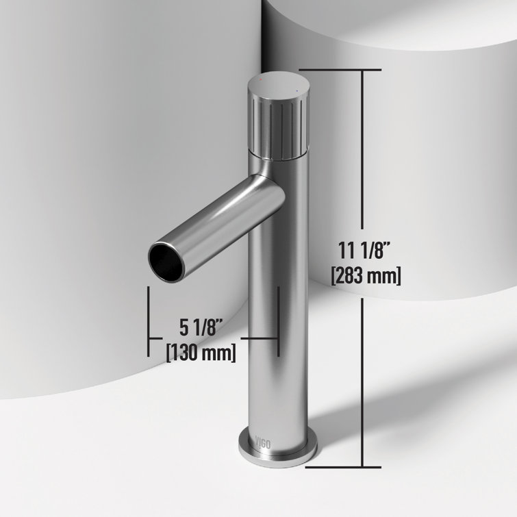 Ashford Brushed Nickel Single-Handle Vessel Bathroom Faucet