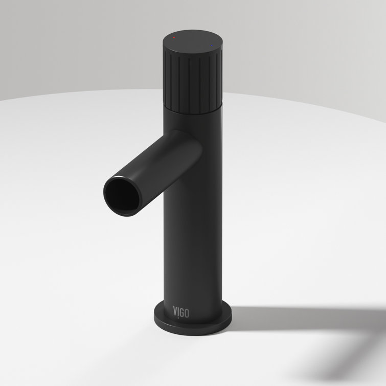 Ashford Sleek Nickel Single Hole Bathroom Faucet